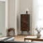Armoire d'appoint 21 "* 55" avec faux tiroirs d'apothicaire