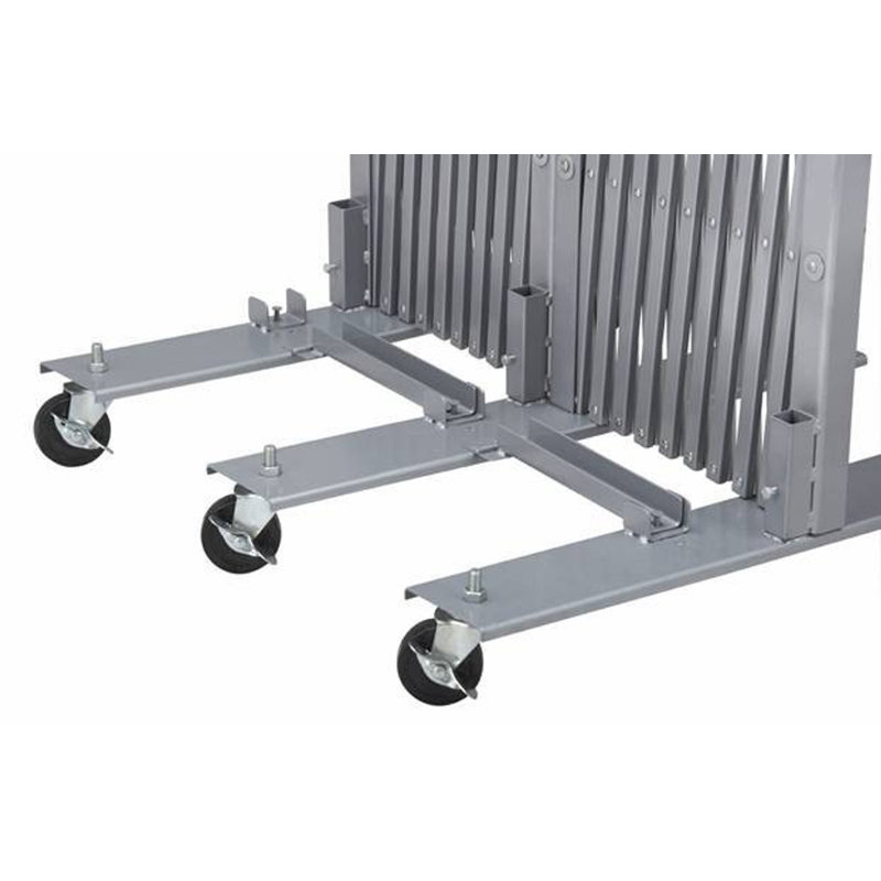 Barrière en métal H 6 pi x l 36 pi, Noir