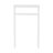 Hembree 3 Pc Bathroom Set With Over Toilet Shelf, Hamper And Floor Cabinet