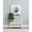 Commode décorative carrée 3 tiroirs Amias
