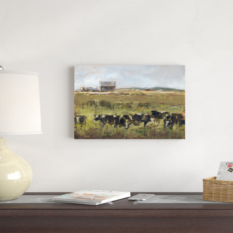 Out To Pasture I, H 12 po x l 18 po x P 1,25 po