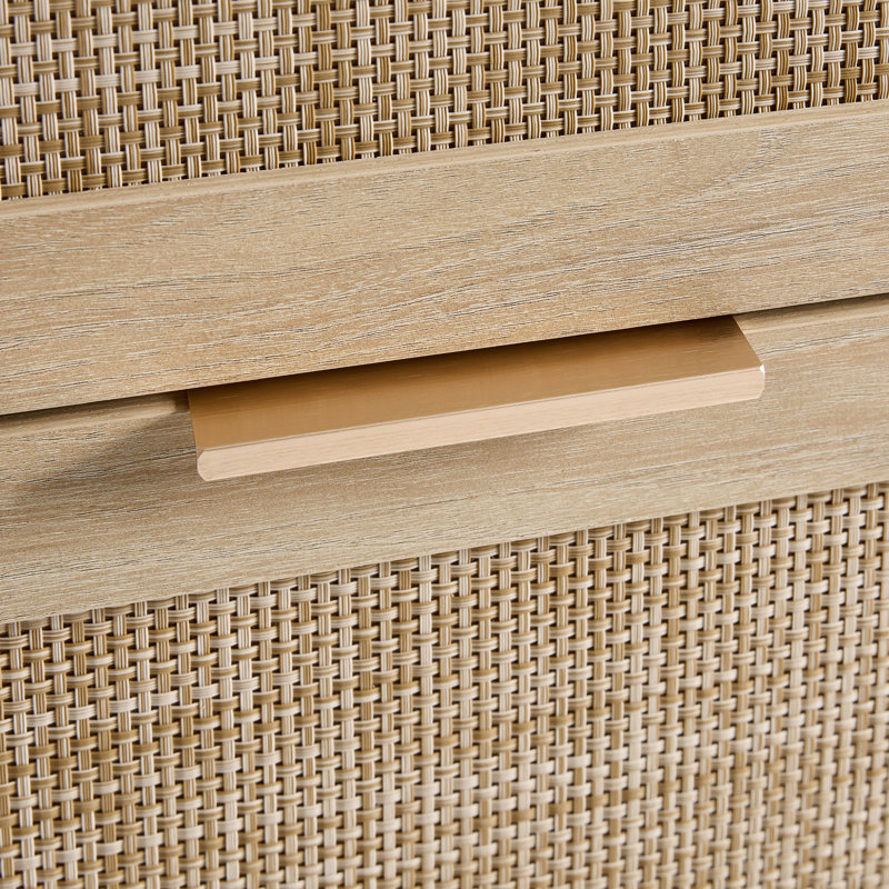 Commode 5 tiroirs 29,5 po Dearbhaile, Chêne clair
