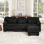 Canapé rembourré moderne de 104 pouces avec trois coussins inclus-214321523