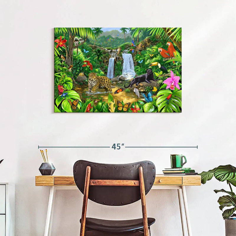 Brampt Rainforest Harmony I, 24" H x 36" W