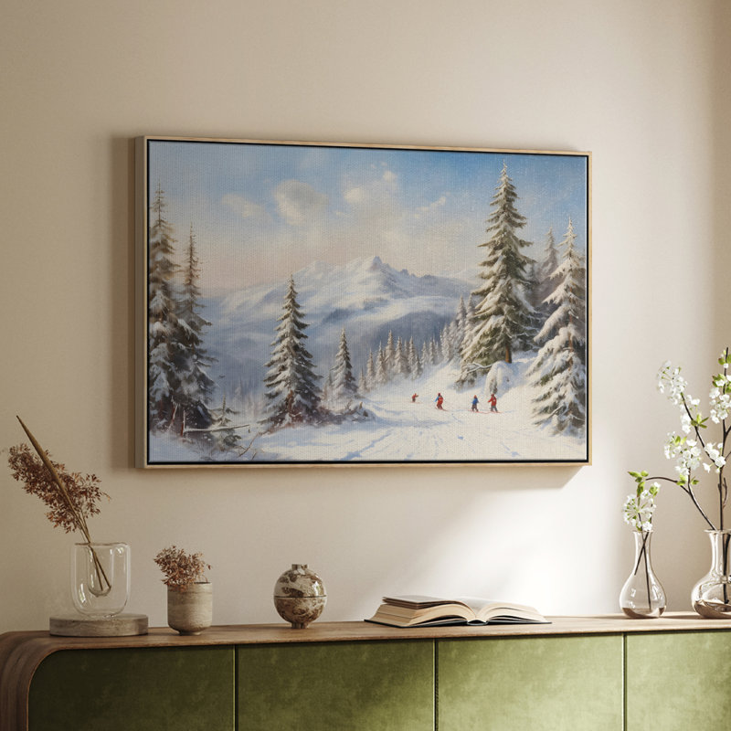 Paysage rétro -DCCD XXVII, H 25 po x l 37 po x P 1,5 po, Toile tendue