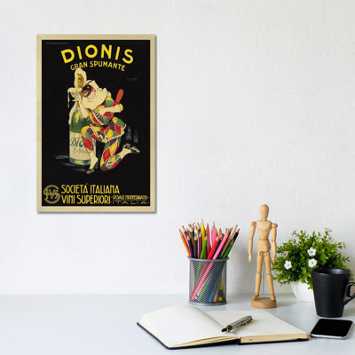Dionis, 1925 Ca. by Plinio Codognato - Wrapped Canvas Print