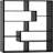 Asymmetrical Display Shelf & Bookcase, 5-Tier-1892114426