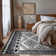 White Geometric Pattern Shag Rug – Medium Pile, Easy To Clean, Pet Friendly