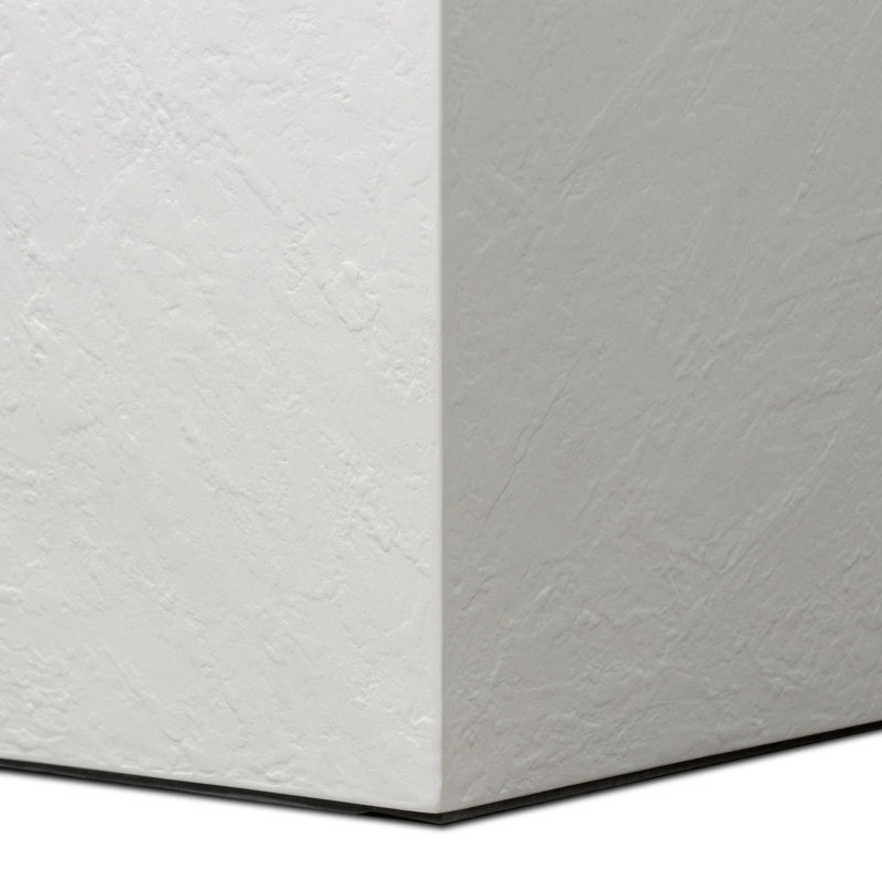 Koto Planter, 22" H x 22" W x 22" D, Textured White Concrete