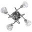 Agathe Glass Semi Flush Mount