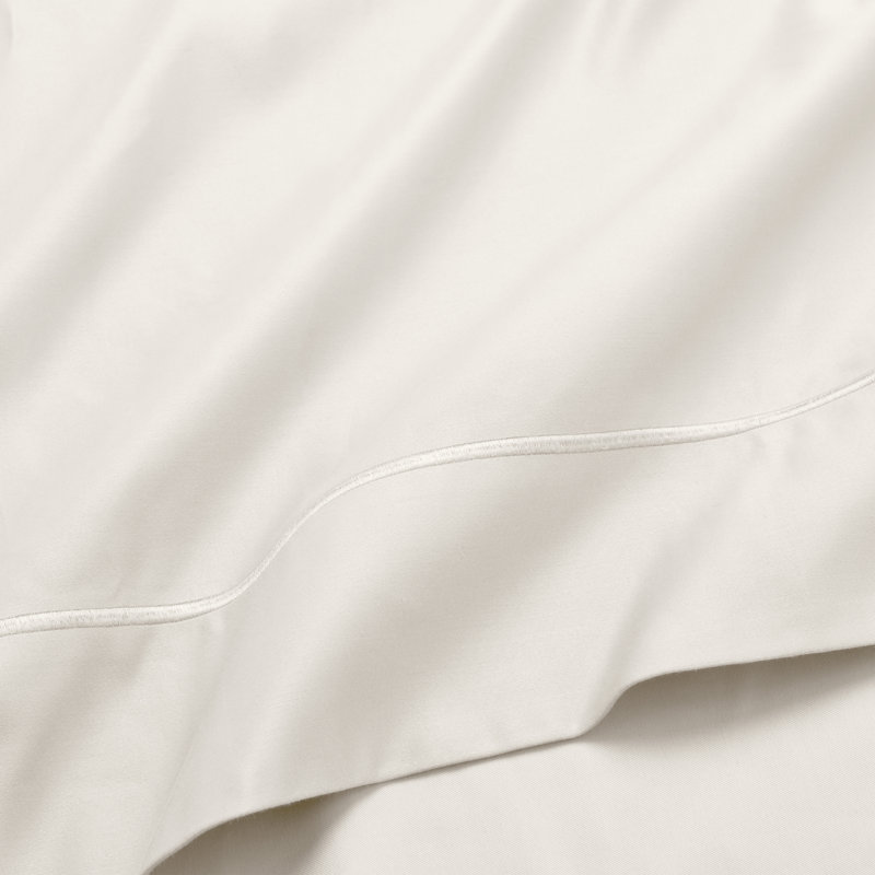 Luxury 1500 Thread Count 100% Egyptian Cotton Stitched Hem Deep Pocket Sheet Set, Queen Sheet Set, Ivory