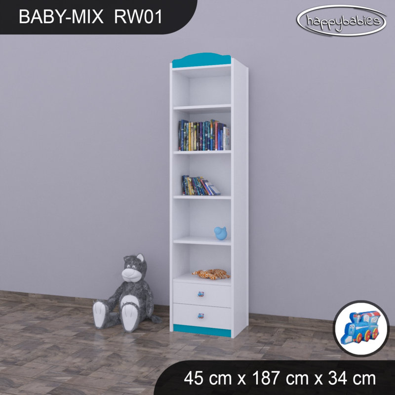 Baby Mix 187cm H X 45cm W Kids Cube, Blue