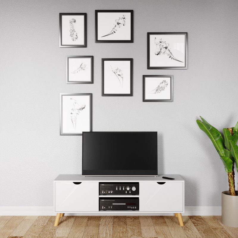 Tyne Unfinished TV Stand for TVs up to 65