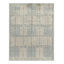 Scandinavian Hand Knotted Silk Geometric Area Rug