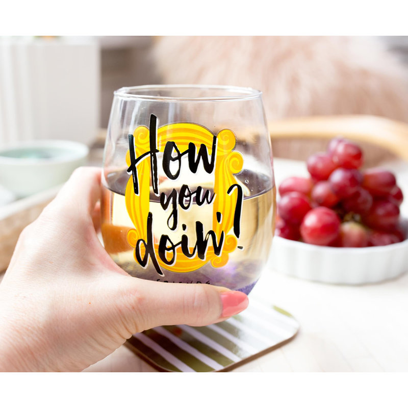 Goutte d'amis 20 oz Verre à vin sans pied