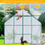 Base surélevée en polycarbonate à double porte et serres en aluminium robustes-102843983-102843985