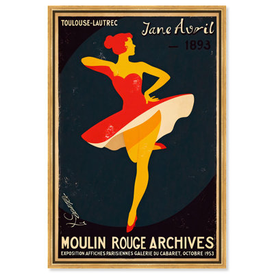 «Moulin Rouge», reproduction d'art sur toile par Art Remedy