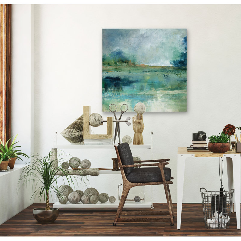 " Emerald Isle ", 24" H x 24" W x 1.5" D