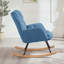 Chaise berçante ergonomique et capitonnée