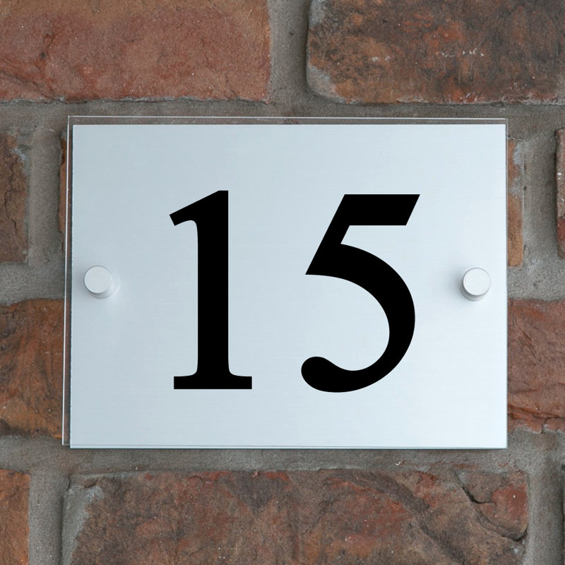 Champy 15cm H Plastic House Number, 15
