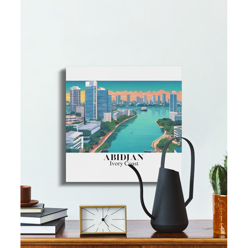 Olivas Wrapped Canvas Print Set, 16x16