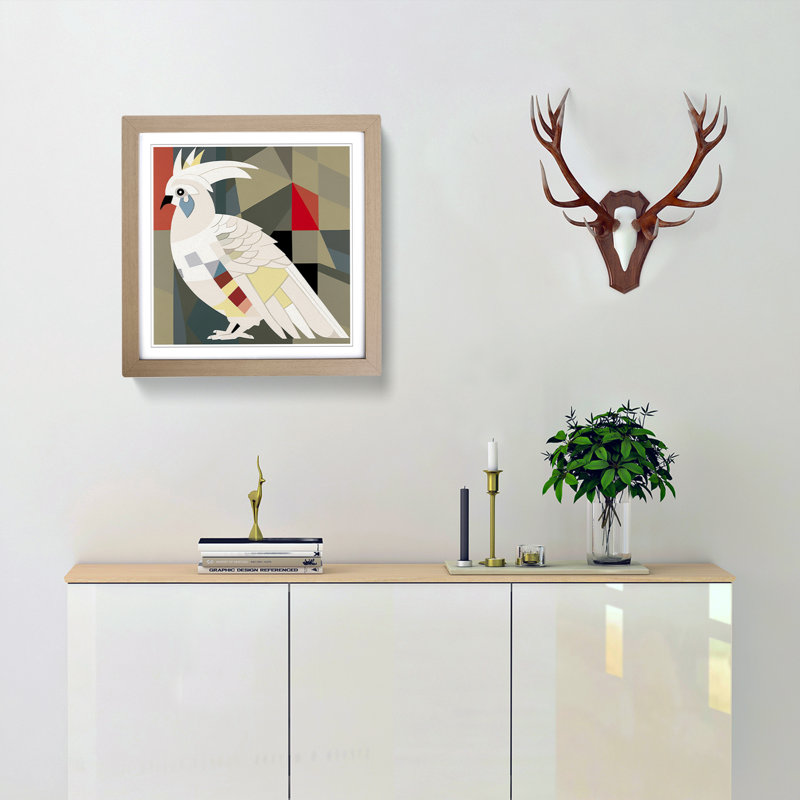 Single Picture Frame Print on Wood, Oak