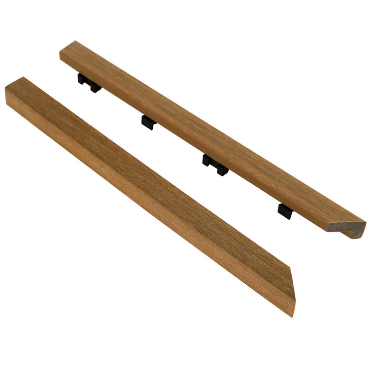 13" x 1" Composite Interlocking Outward Corner Deck Trim