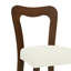 Ensemble de 2 chaises d'appoint en bois d'hévéa avec sièges rembourrés Modern Minimalist-261599504-261599506