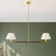 Lustre avec abat-jour 2 lumières Nwamah-2075020064