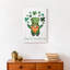 Happy Leprechaun - peinture sur toile tendue