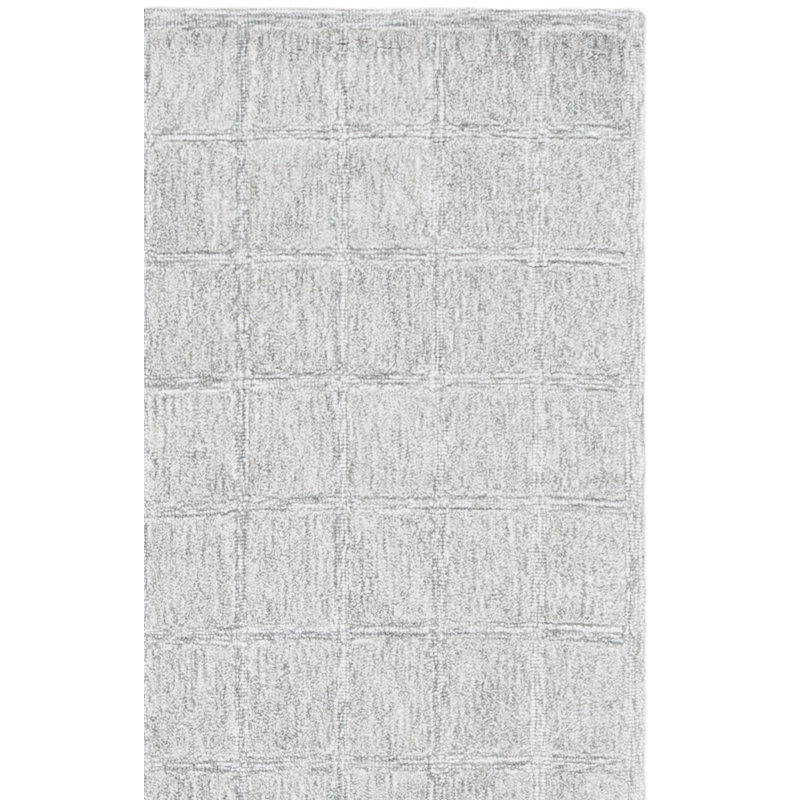 Genre Hand Woven Wool;Cotton Solid Color Rug, Rectangle 8' x 10'