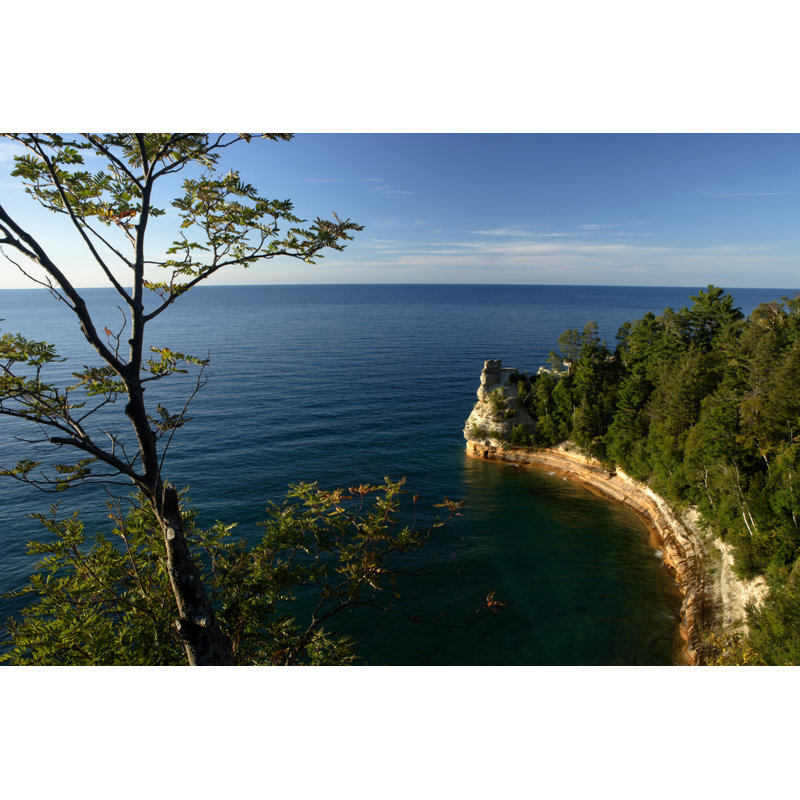 View Of Miners Castle by Ericfoltz - Wrapped Canvas Print, 30cm H x 46cm W