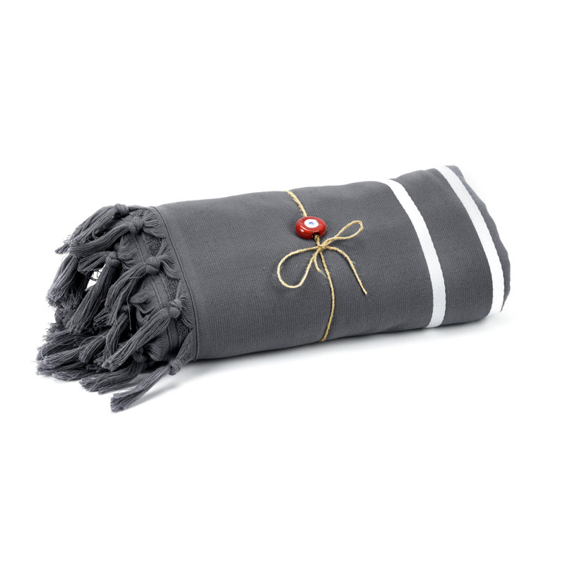 Serviette de plage Dakotah, Gris foncé