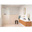 Solaris 32 po. X 78 po. Panneau de douche fixe sans cadre à rayon unique-1314913695