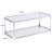 Lennert 44"W Modern Rectangular Glass Coffee Table for Living Room