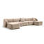 5 Seater Velvet Sofa & Chaise