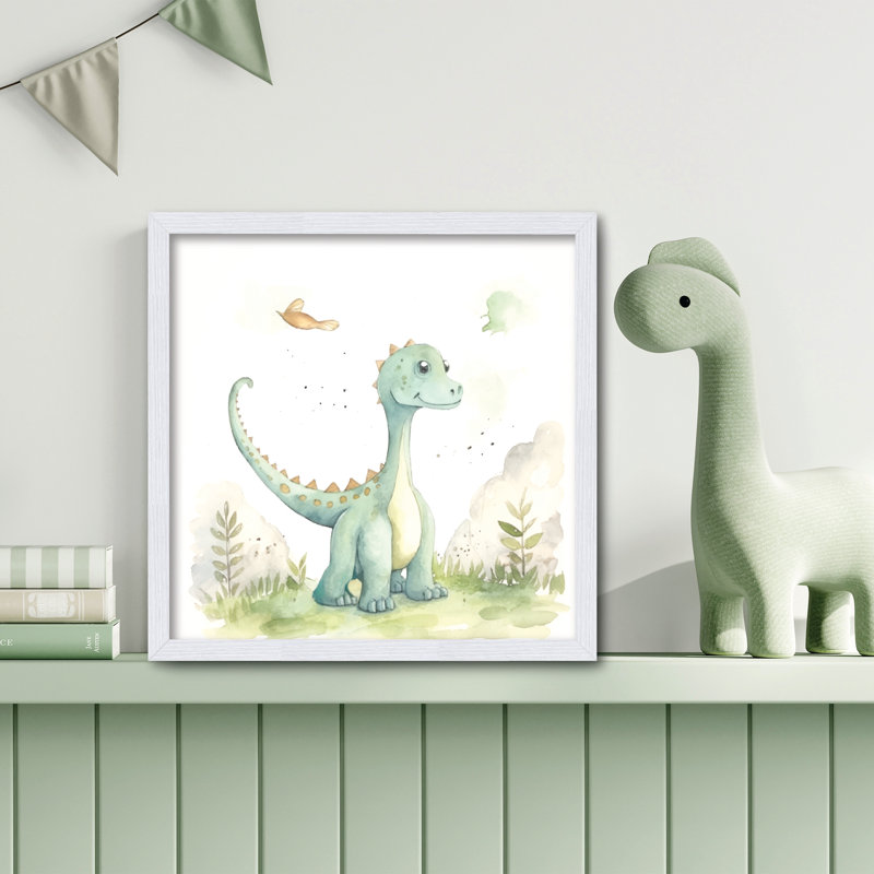 Jurassic Jamboree II, panneau encadré 16x16