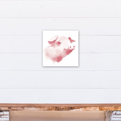 « pinkying portrait », art sur toile
