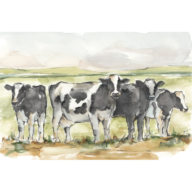 Field Days I by Ethan Harper - Wrapped Canvas Painting, 20cm H x 30cm W