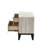 NIGHTSTAND In Cream Oak (Rustic Accents)