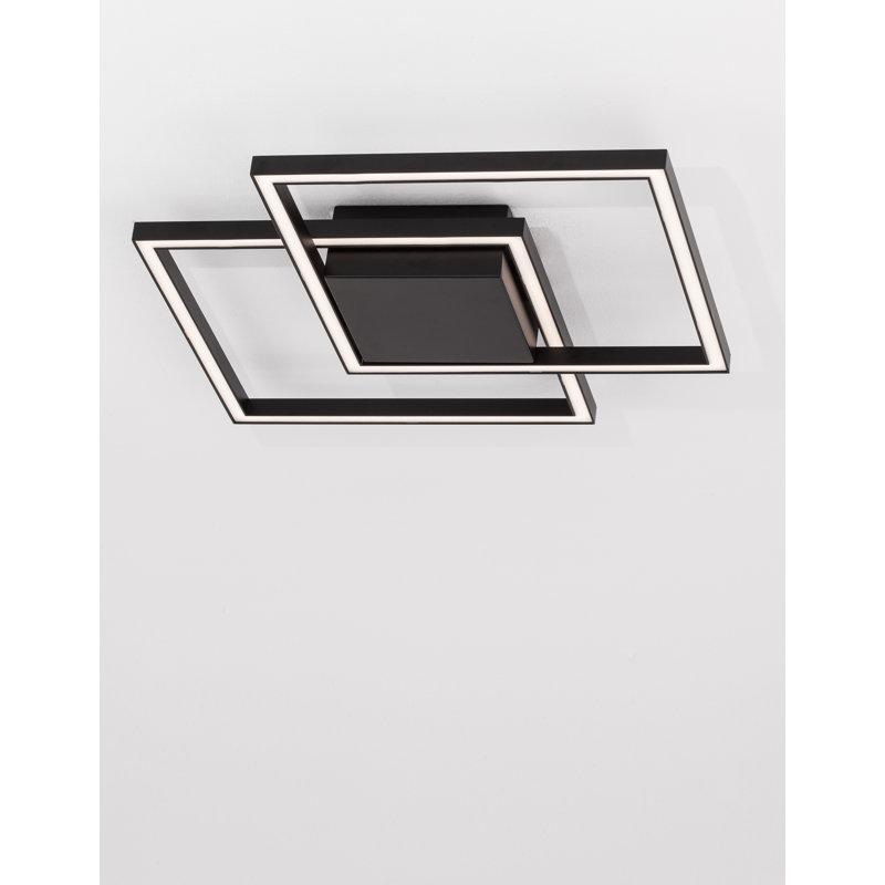 LED Flush Mount, Black