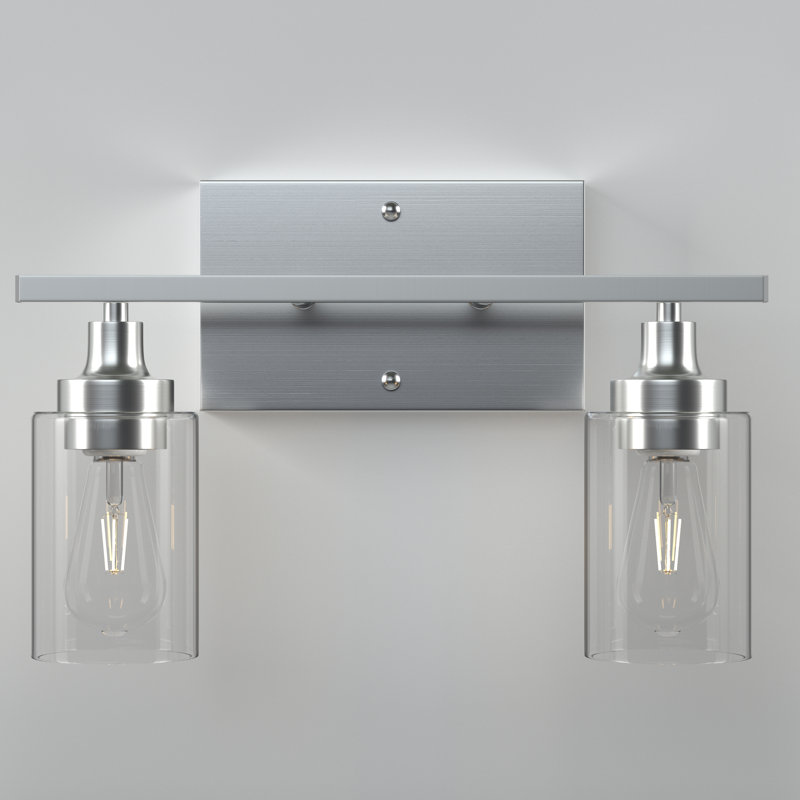 Éclairage pour salle de bain 2 lumières Venango, Nickel