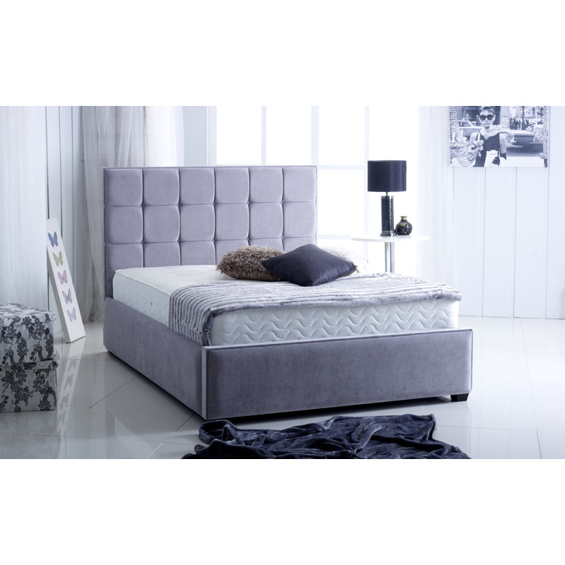 Kindle Upholstered Bed, Single (3'), Cream