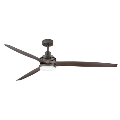 Ventilateur de plafond à 3 pales pour artiste DEL avec commande murale et ensemble d'éclairage Artiste