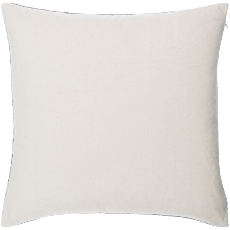 Housse de coussin décoratif Elara, Bleu, Duvet, 22 po x 22 po
