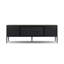 Dawn Media Console-Black Raffia