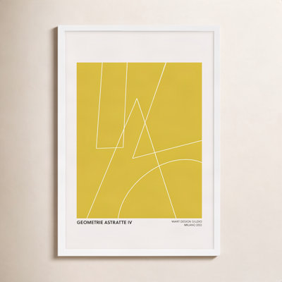 Caila "Geometric Abstraction in Yellow" Print