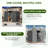 10Ft X 10Ft Pergola Winter Cover,  All-Season Pergola Accessory, Outdoor Pergola Cover With Sidewalls And Mesh Windows, Waterproof Enclosure For Weather Protection, Fits Most Pergola Sizes-119188654-119188652