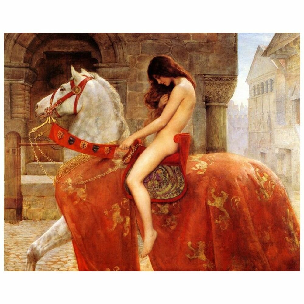 Leinwandbild Lady Godiva von John Maler Collier