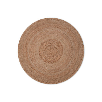 Tapis ronds en jute tissés à la main Anley